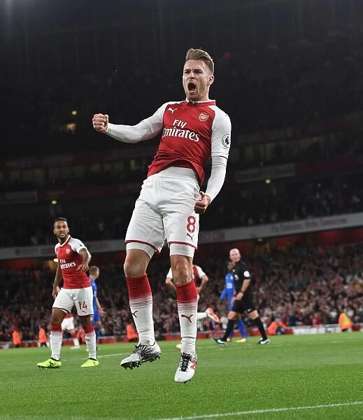 Aaron Ramsey's Triple Strike: Arsenal's Dominance Over Leicester City (2017-18)
