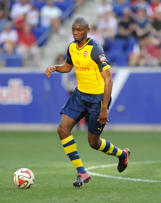 Framed Print : Abou Diaby: In Action for Arsenal Against New York Red Bulls (2014) - Pre-Season Friendly Framed Print : Abou Diaby: In Action for Arsenal Against New York Red Bulls (2014) - Pre-Season Friendly