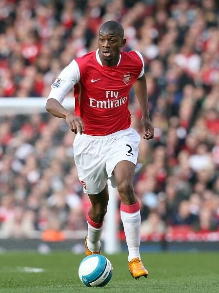 Abou Diaby in Action: Arsenal vs. Aston Villa, 1-1 Barclays Premier League Match, Emirates Stadium, 1 / 3 / 08