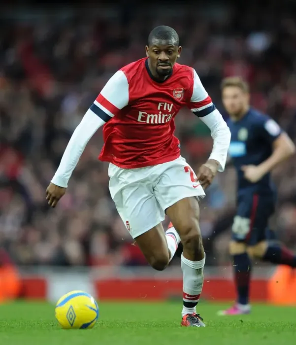 Framed Print : Abou Diaby in Action: Arsenal vs. Blackburn Rovers, FA Cup 2012-13