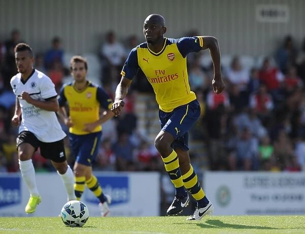 Abou Diaby in Action: Arsenal's Pre-Season Friendly against Borehamwood