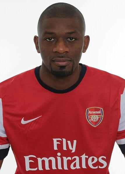 Abou Diaby at Arsenal 2013-14 First Team Photocall