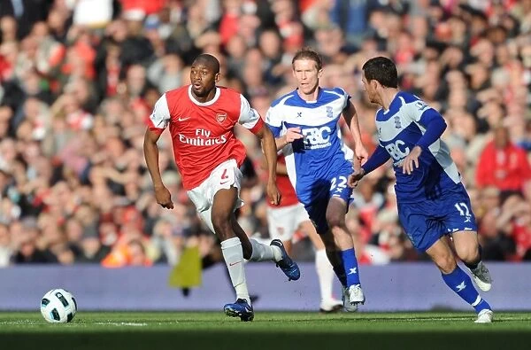 Abou Diaby (Arsenal) Alex Hleb and Barry Ferguson (Birmingham). Arsenal 2