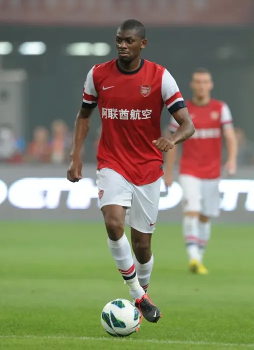 Framed Print : Abou Diaby (Arsenal). Arsenal 0: 2 Manchester City. Pre Season Friendly Framed Print : Abou Diaby (Arsenal). Arsenal 0: 2 Manchester City. Pre Season Friendly