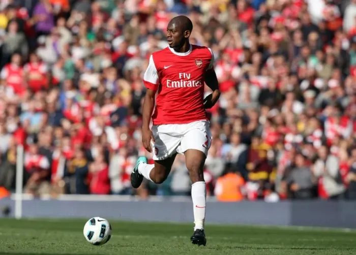 Framed Print : Abou Diaby (Arsenal). Arsenal 2: 3 West Bromwich Albion, Barclays Premier League
