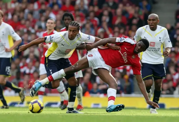 Framed Print : Abou Diaby (Arsenal) Beniot Assou-Ekotto (Tottenham) Framed Print : Abou Diaby (Arsenal) Beniot Assou-Ekotto (Tottenham)