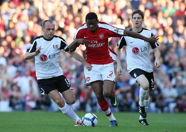 Abou Diaby (Arsenal) Danny Murphy and Zoltan Gera (Fulham)