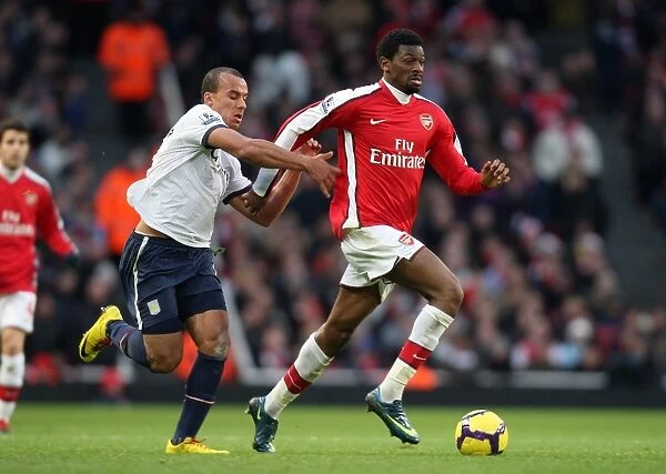Abou Diaby (Arsenal) Gabriel Agbonlahor (Villa). Arsenal 3: 0 Aston Villa