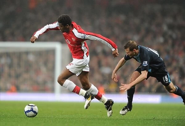 Abou Diaby (Arsenal) Jonathan Spector (West Ham). Arsenal 2: 0 West Ham United