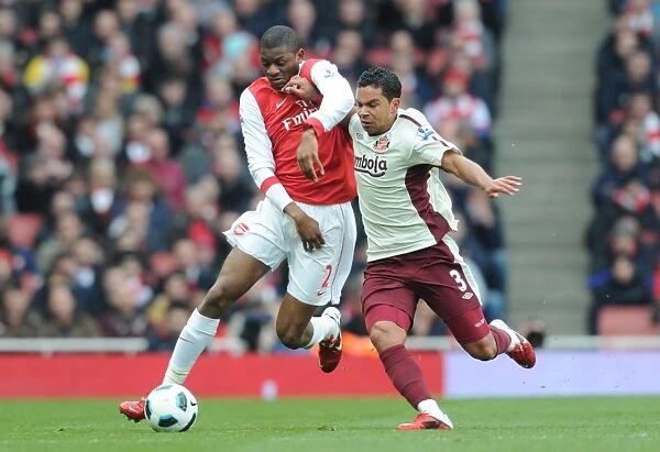 Abou Diaby (Arsenal) Kieran Richardson (Sunderland). Arsenal 0:0 Sunderland