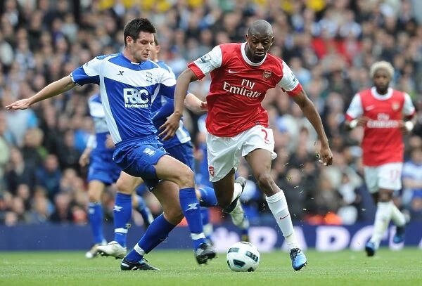 Abou Diaby (Arsenal) Scott Dann (Birmingham). Arsenal 2: 1 Birmingham City