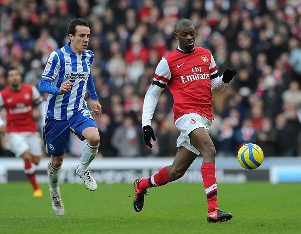 Abou Diaby Outmaneuvers David Lopez: FA Cup Battle - Arsenal vs Brighton (2013)