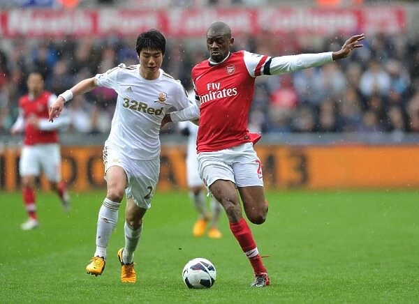Abou Diaby Outsmarts Ki Sung-Yueng: Premier League Battle