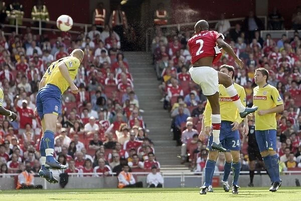 Abou Diaby scores Arsenals 2nd goal under pressure