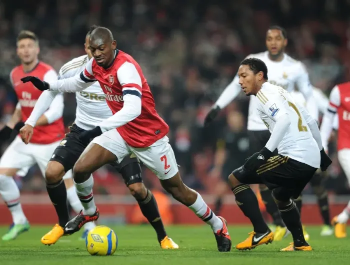 Framed Print : Abou Diaby vs. Jonathan De Guzman: FA Cup Showdown at the Emirates Framed Print : Abou Diaby vs. Jonathan De Guzman: FA Cup Showdown at the Emirates