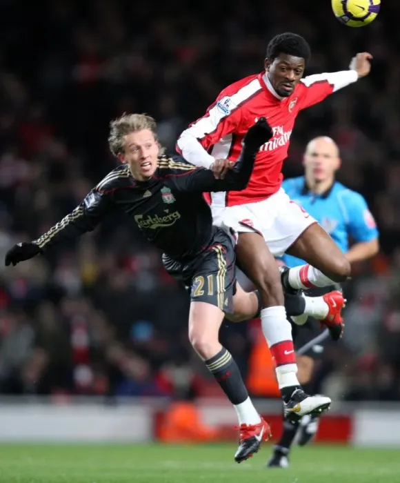 Framed Print : Abou Diaby vs. Lucas Leiva: Arsenal's Win Over Liverpool in the Barclays Premier League (10 / 2 / 10)