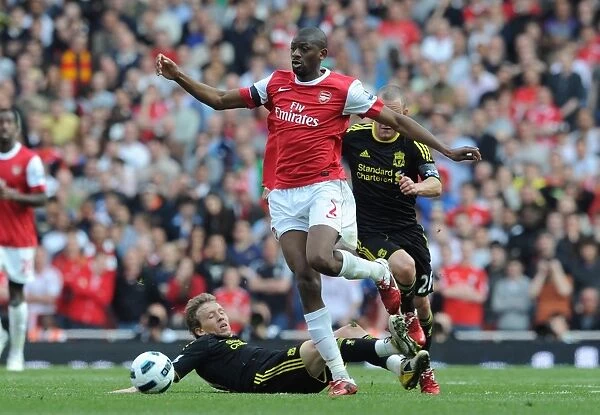 Abou Diaby vs. Lucas Leiva: A Battle at Emirates Stadium - Arsenal 1:1 Liverpool, Barclays Premier League, 17 / 4 / 11