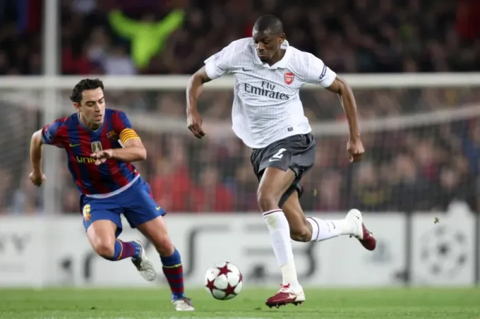 Framed Print : Abou Diaby vs Xavi: Barcelona's Dominance Over Arsenal in the 2010 UEFA Champions League Quarterfinals Framed Print : Abou Diaby vs Xavi: Barcelona's Dominance Over Arsenal in the 2010 UEFA Champions League Quarterfinals