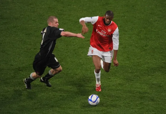 Framed Print : Abou Diaby's Brilliant Performance: Arsenal Dominates Leyton Orient 5-0 in FA Cup