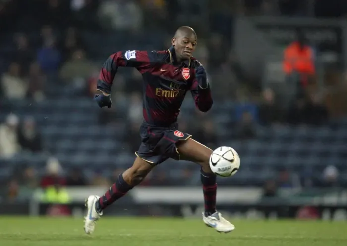 Framed Print : Abou Diaby's Game-Winning Performance: Arsenal's 3-2 Carling Cup Victory over Blackburn Rovers (December 18, 2007)
