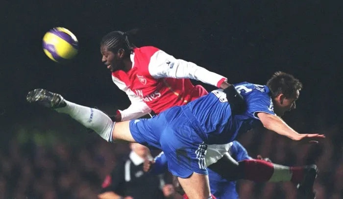 Framed Print : Adebayor vs. Terry: The Rivalry Intensifies - Chelsea vs. Arsenal, 1:1