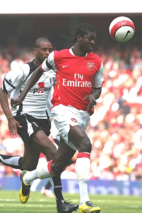 Framed Print : Adebayor's Brace: Arsenal's 3-1 Victory Over Fulham, 2007 Framed Print : Adebayor's Brace: Arsenal's 3-1 Victory Over Fulham, 2007