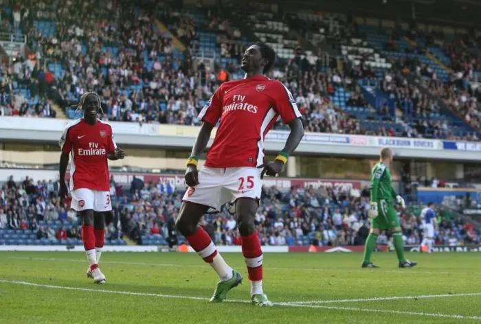 Framed Print : Adebayor's Brace: Arsenal's Dominant 4-0 Win Over Blackburn Rovers, 2008 Framed Print : Adebayor's Brace: Arsenal's Dominant 4-0 Win Over Blackburn Rovers, 2008