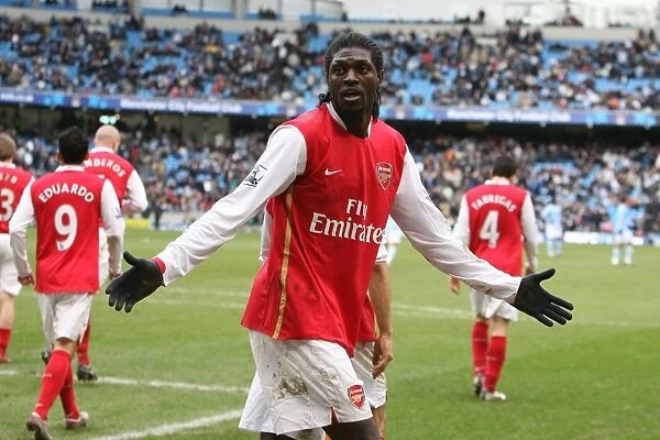 Adebayor's Brace: Arsenal's Triumph over Manchester City (3-1), 2008