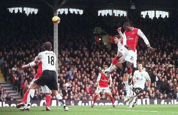 Adebayor's Debut Goal: Arsenal Crushes Fulham 3-0 (19 / 1 / 07)