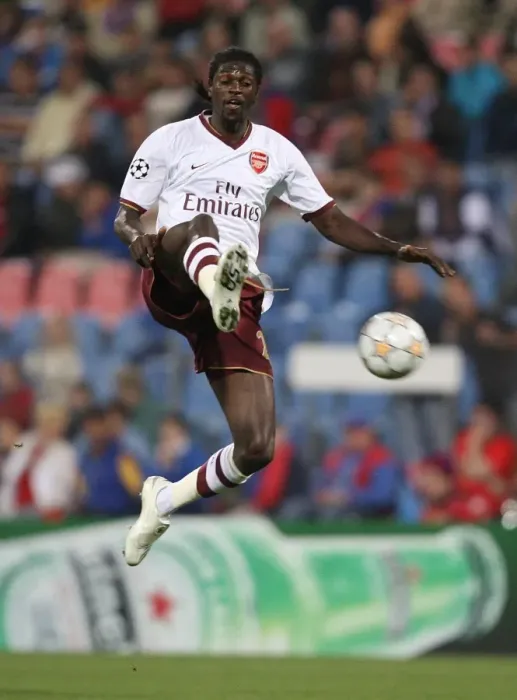 Framed Print : Adebayor's Goal: Arsenal's 1-0 Victory Over Steaua Bucharest in Champions League (2007) Framed Print : Adebayor's Goal: Arsenal's 1-0 Victory Over Steaua Bucharest in Champions League (2007)