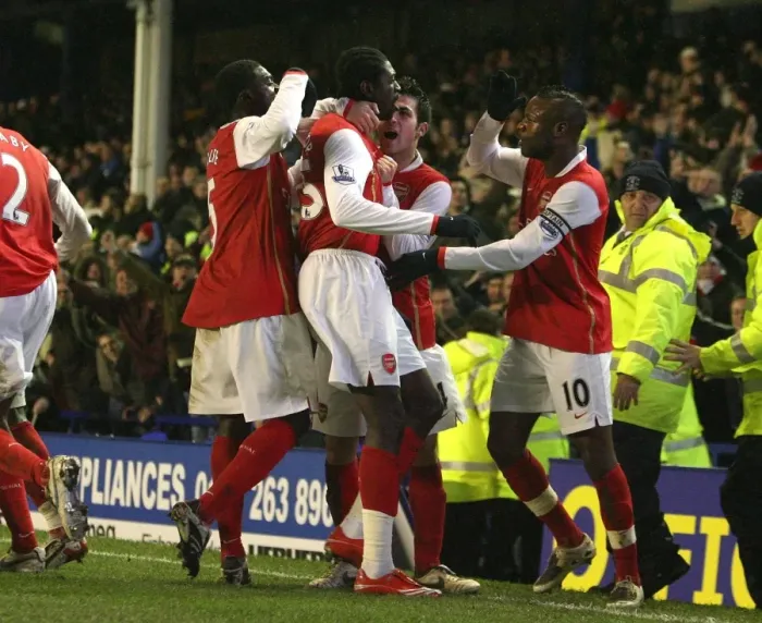 Framed Print : Adebayor's Hat-Trick: Arsenal's Dominant Performance Against Everton (3-1), December 2007 Framed Print : Adebayor's Hat-Trick: Arsenal's Dominant Performance Against Everton (3-1), December 2007