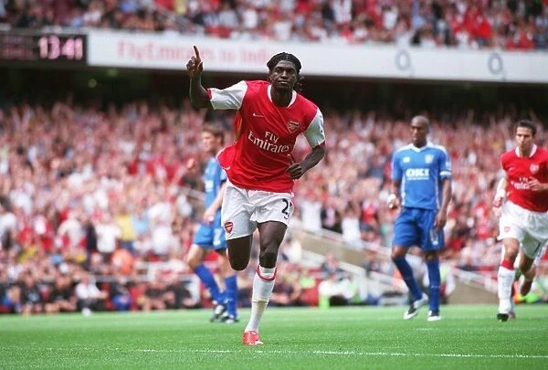 Adebayor's Penalty Goal: Arsenal's First in 3:1 Victory over Portsmouth, Barclays Premier League, Emirates Stadium (September 2, 2007)