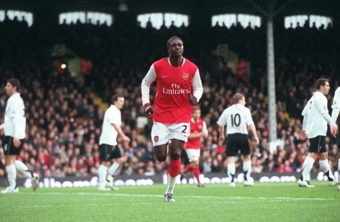 Framed Print : Adebayor's Thrilling Goal: Arsenal's Dominance Over Fulham (19 / 1 / 07) Framed Print : Adebayor's Thrilling Goal: Arsenal's Dominance Over Fulham (19 / 1 / 07)