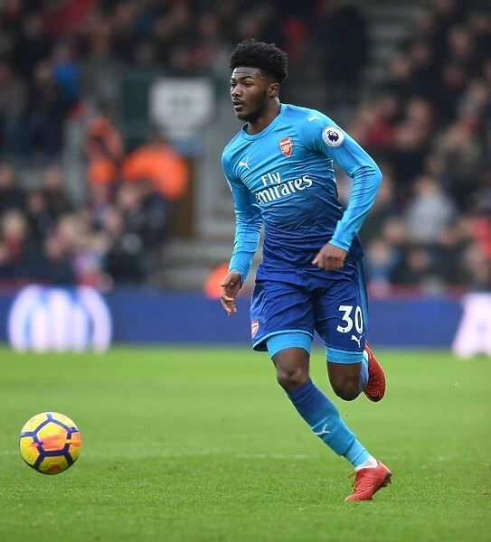 Ainsley Maitland-Niles in Action: AFC Bournemouth vs. Arsenal, Premier League 2017-18