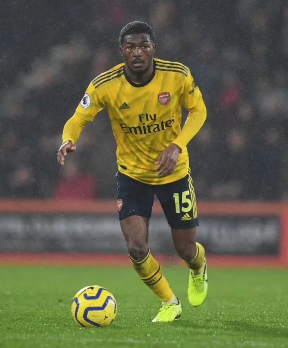 Framed Print : Ainsley Maitland-Niles in Action: AFC Bournemouth vs. Arsenal FC, Premier League 2019-20