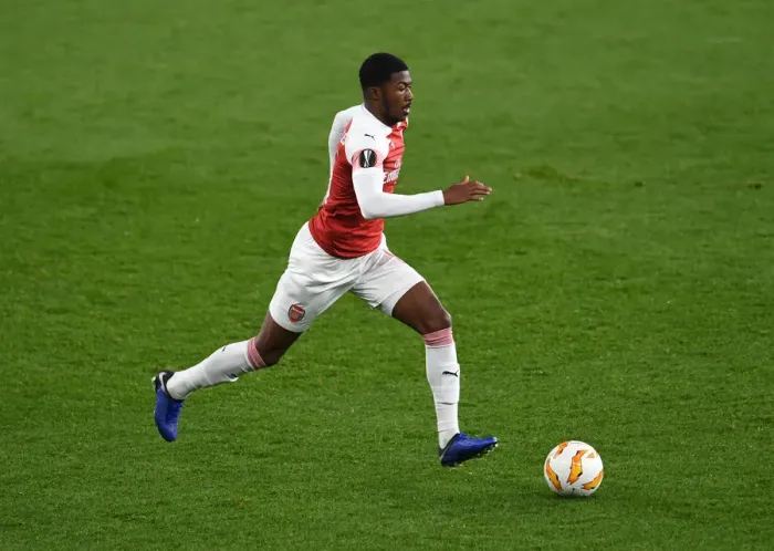 Framed Print : Ainsley Maitland-Niles in Action for Arsenal against Sporting CP, UEFA Europa League 2018-19 Framed Print : Ainsley Maitland-Niles in Action for Arsenal against Sporting CP, UEFA Europa League 2018-19