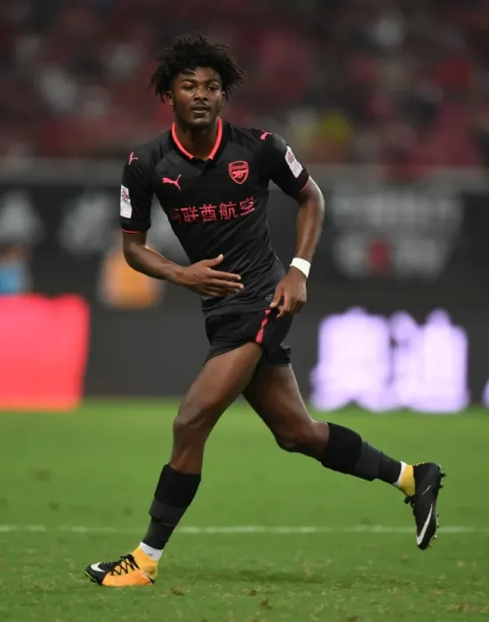 Framed Print : Ainsley Maitland-Niles in Action: Arsenal vs. Bayern Munich, Shanghai 2017