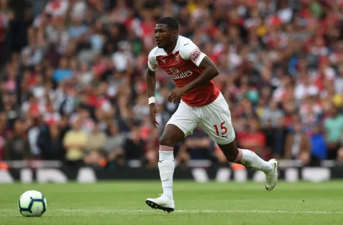 Framed Print : Ainsley Maitland-Niles in Action: Arsenal vs Manchester City, Premier League 2018-19 Framed Print : Ainsley Maitland-Niles in Action: Arsenal vs Manchester City, Premier League 2018-19