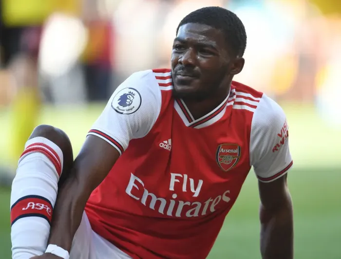 Framed Print : Ainsley Maitland-Niles in Action: Arsenal vs Watford (2019-20) Framed Print : Ainsley Maitland-Niles in Action: Arsenal vs Watford (2019-20)