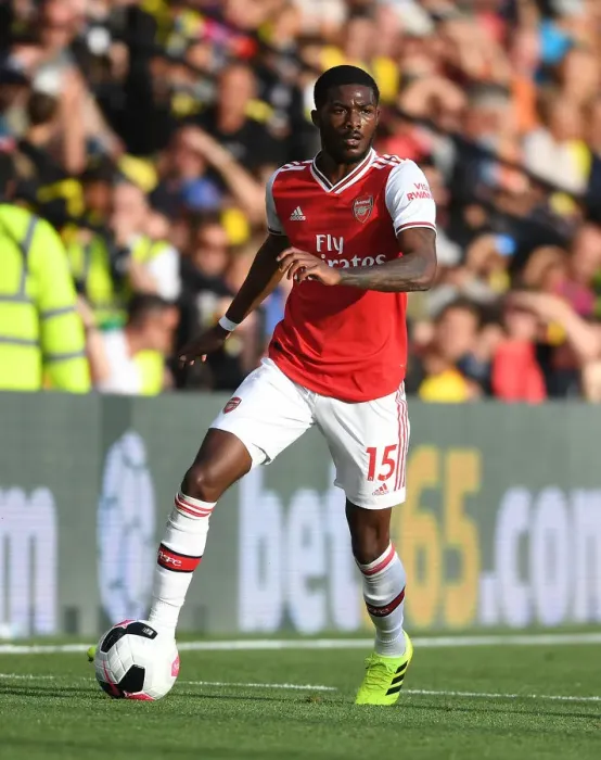 Framed Print : Ainsley Maitland-Niles in Action: Arsenal vs Watford Premier League Clash (2019-20) Framed Print : Ainsley Maitland-Niles in Action: Arsenal vs Watford Premier League Clash (2019-20)