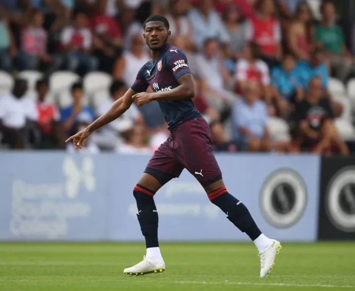 Framed Print : Ainsley Maitland-Niles in Action: Arsenal's Pre-Season Friendly against Borehamwood (2018) Framed Print : Ainsley Maitland-Niles in Action: Arsenal's Pre-Season Friendly against Borehamwood (2018)