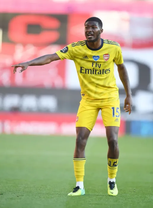 Framed Print : Ainsley Maitland-Niles in Action: Southampton vs. Arsenal, Premier League 2019-2020