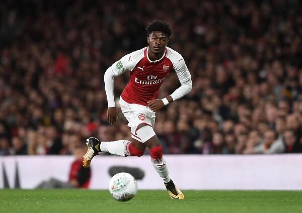 Ainsley Maitland-Niles (Arsenal). Arsenal 1:0 Doncaster. The Carabao Cup. 3rd Round