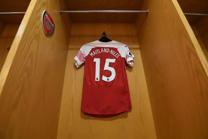 Framed Print : Ainsley Maitland-Niles: Arsenal FC vs Manchester United, Premier League, Emirates Stadium, London, 2019 Framed Print : Ainsley Maitland-Niles: Arsenal FC vs Manchester United, Premier League, Emirates Stadium, London, 2019