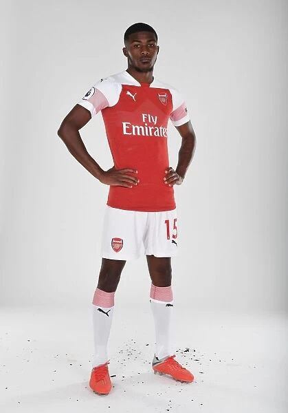 Ainsley Maitland-Niles at Arsenal's 2018 / 19 First Team Photo Call