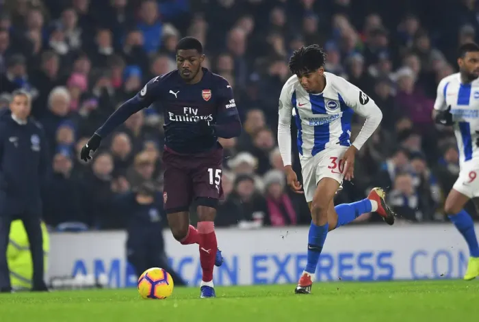 Framed Print : Ainsley Maitland-Niles vs Bernardo: Battle at the American Express Community Stadium - Brighton & Hove Albion vs Arsenal FC, Premier League 2018-19 Framed Print : Ainsley Maitland-Niles vs Bernardo: Battle at the American Express Community Stadium - Brighton & Hove Albion vs Arsenal FC, Premier League 2018-19