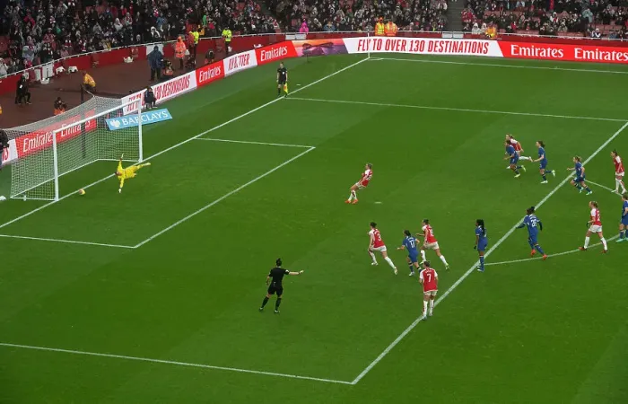 Framed Print : Alessia Russo Scores Decisive Penalty: Arsenal Women's Thrilling 4-3 Victory Over Chelsea Women (December 2023) Framed Print : Alessia Russo Scores Decisive Penalty: Arsenal Women's Thrilling 4-3 Victory Over Chelsea Women (December 2023)