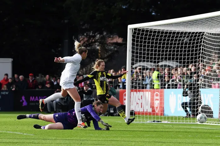 Framed Print : Alessia Russo Scores First Goal: Arsenal Women vs. Watford Women in FA Cup Fourth Round Framed Print : Alessia Russo Scores First Goal: Arsenal Women vs. Watford Women in FA Cup Fourth Round