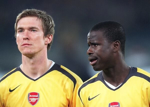 Alex Hleb and Emmanuel Eboue (Arsenal). Juventus 0:0 Arsenal