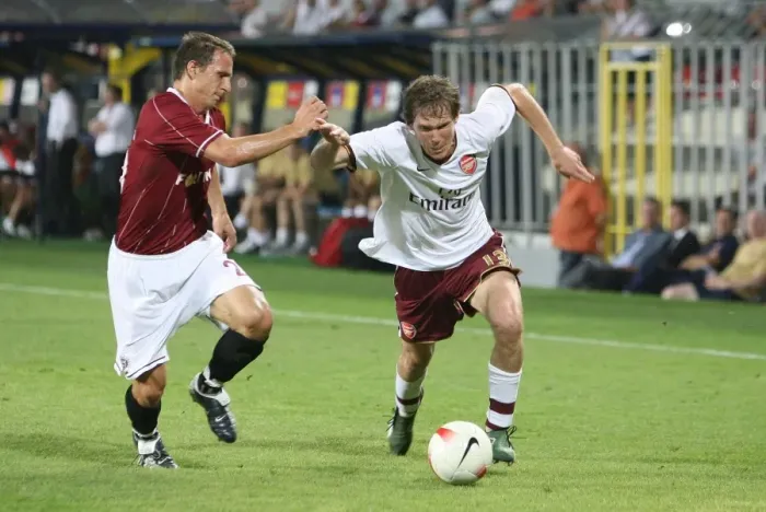 Framed Print : Alex Hleb Shines as Arsenal Takes 2-0 Lead Over Sparta Prague in Champions League Qualifier Framed Print : Alex Hleb Shines as Arsenal Takes 2-0 Lead Over Sparta Prague in Champions League Qualifier